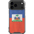 Haitian Flag Distressed iPhone 17 Pro Max Clear Case