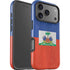 Haitian Flag Distressed iPhone 17 Pro Max Impact Case