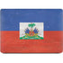 Haitian Flag Distressed Apple MacBook Air Skin