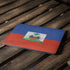 Haitian Flag Distressed Apple MacBook Air Skin