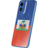 Haitian Flag Distressed Moto G Play 4G (2024) Skin