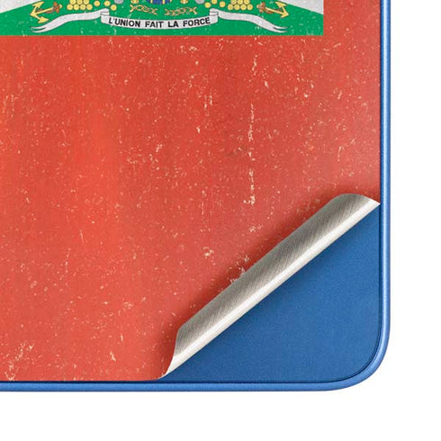 Haitian Flag Distressed Moto G Play 4G (2024) Skin