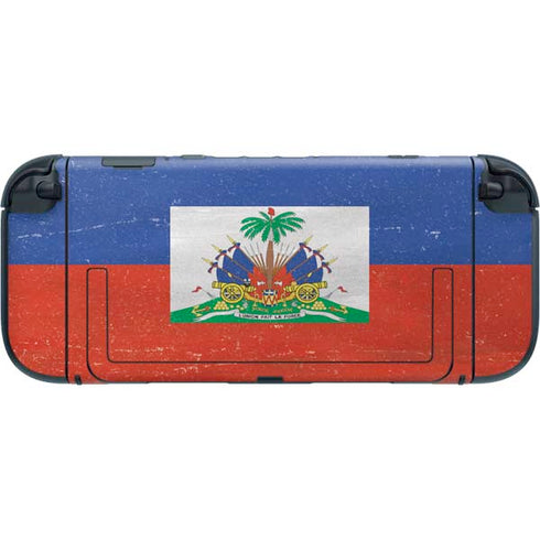 Haitian Flag Distressed Nintendo Switch 2 (2025) with Joy-Con Skin