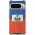 Haitian Flag Distressed Pixel 9/9 Pro Clear Case