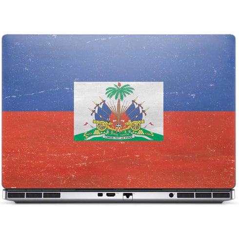 Haitian Flag Distressed Dell Precision Skin
