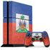 Haitian Flag Distressed PlayStation PS4 Skins
