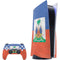 Haitian Flag Distressed PlayStation PS5 Skins
