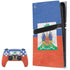 Haitian Flag Distressed PS5 Pro Bundle Skin