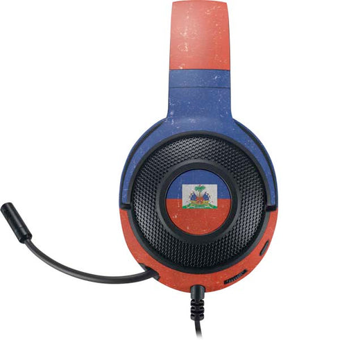 Haitian Flag Distressed Razer Kraken X Skin