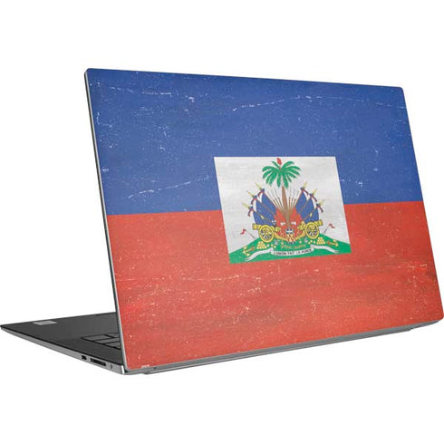 Haitian Flag Distressed Dell XPS Skin
