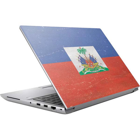 Haitian Flag Distressed HP ZBook Fury 16 G10 Skin