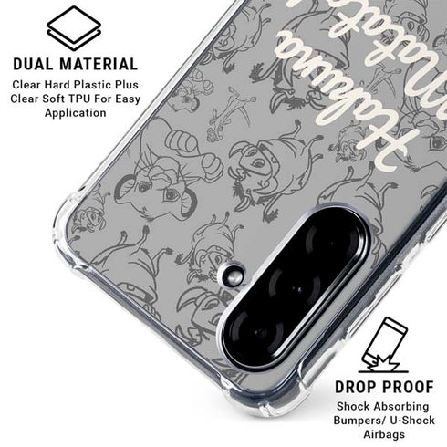 Disney The Lion King Hakuna Matata Galaxy A36 5G Clear Case