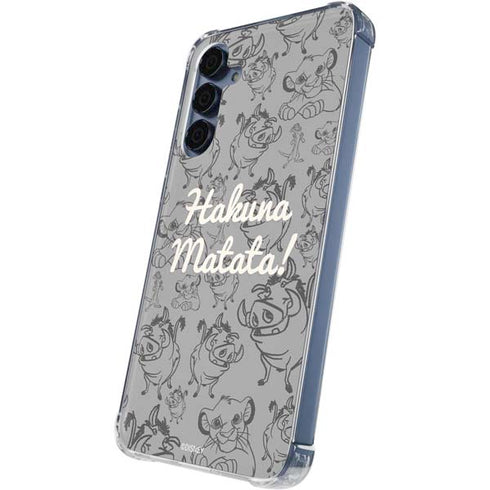 Disney The Lion King Hakuna Matata Galaxy A55 5G Clear Case
