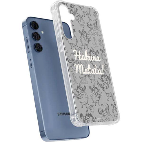 Disney The Lion King Hakuna Matata Galaxy A55 5G Clear Case