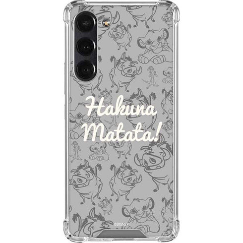 Disney The Lion King Hakuna Matata Galaxy S24 FE Clear Case