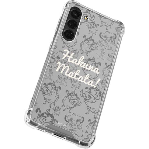 Disney The Lion King Hakuna Matata Galaxy S24 FE Clear Case