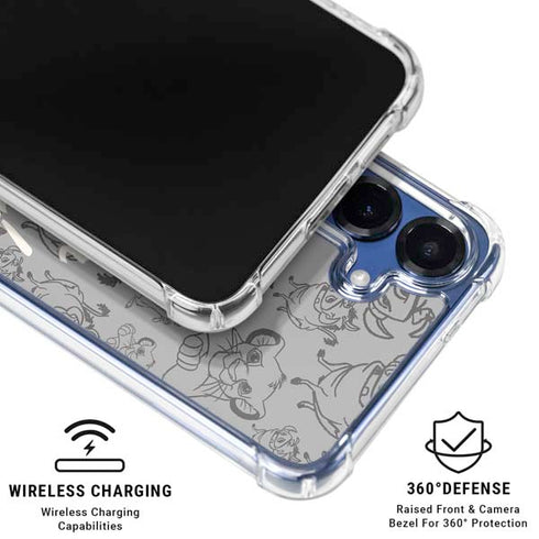 Disney The Lion King Hakuna Matata Galaxy S25 Plus Clear Case