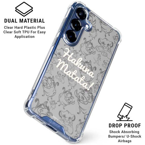 Disney The Lion King Hakuna Matata Galaxy S25 Plus Clear Case