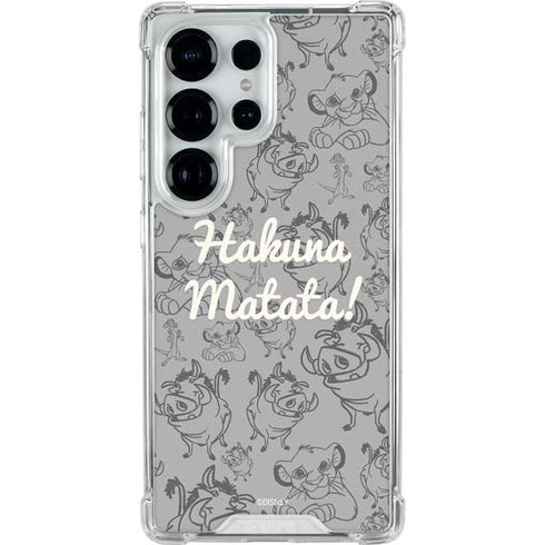 Disney The Lion King Hakuna Matata Galaxy S25 Ultra Clear Case