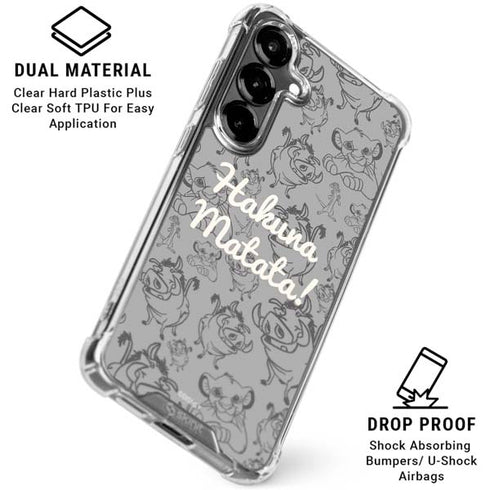 Disney The Lion King Hakuna Matata Galaxy S26 Clear Case