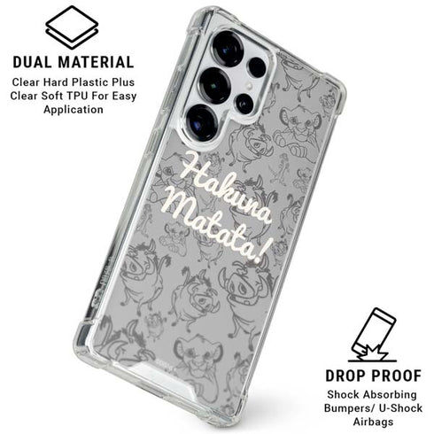 Disney The Lion King Hakuna Matata Galaxy S26 Ultra Clear Case