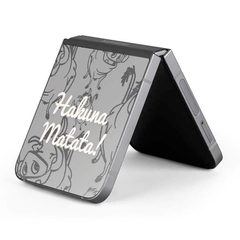 Disney The Lion King Hakuna Matata Galaxy Z Flip6 Skin