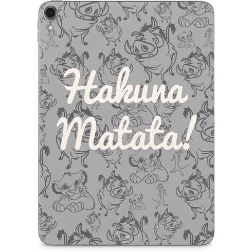 Disney The Lion King Hakuna Matata Apple iPad Pro Skin