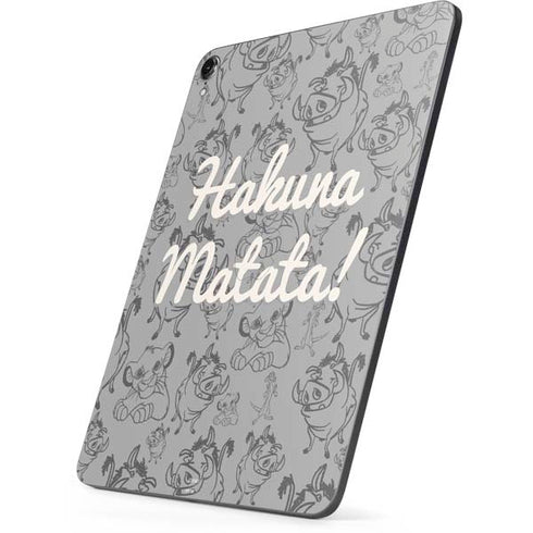 Disney The Lion King Hakuna Matata Apple iPad Pro Skin