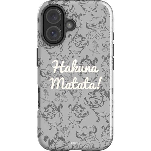 Disney The Lion King Hakuna Matata iPhone 16 Plus Impact Case