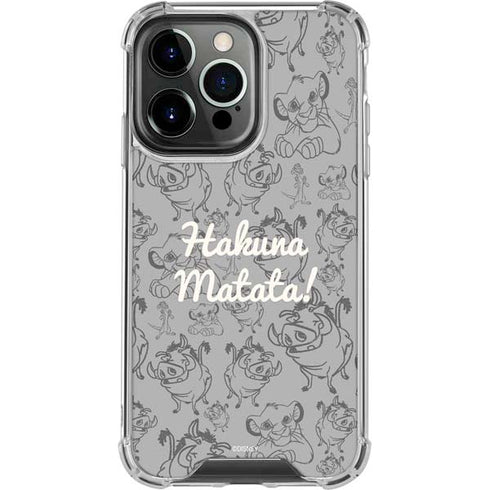 Disney The Lion King Hakuna Matata iPhone 16 Pro Clear Case