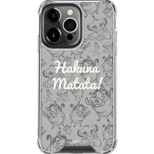 Disney The Lion King Hakuna Matata iPhone 16 Pro Max Clear Case