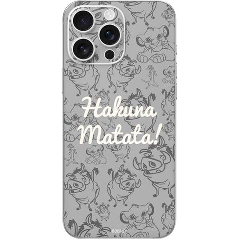 Disney The Lion King Hakuna Matata iPhone 16 Pro Max Skin