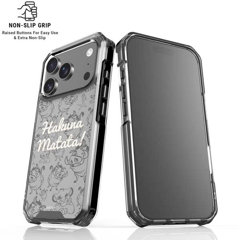 Disney The Lion King Hakuna Matata iPhone 17 Pro Max Clear Case
