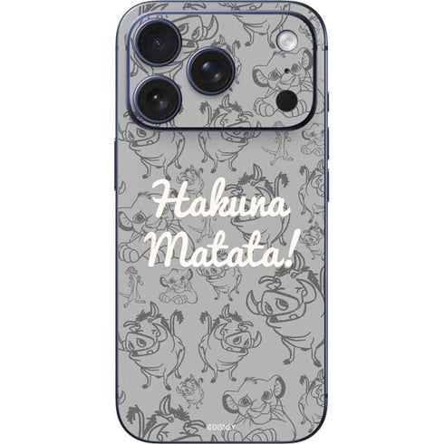 Disney The Lion King Hakuna Matata iPhone 17 Pro Skin