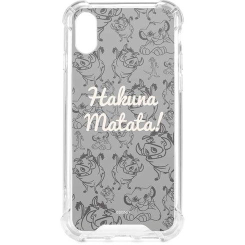 Disney The Lion King Hakuna Matata iPhone XS Clear Case