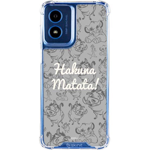 Disney The Lion King Hakuna Matata Moto G 5G (2024) Clear Case