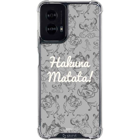 Disney The Lion King Hakuna Matata Moto G Power 5G (2024) Clear Case