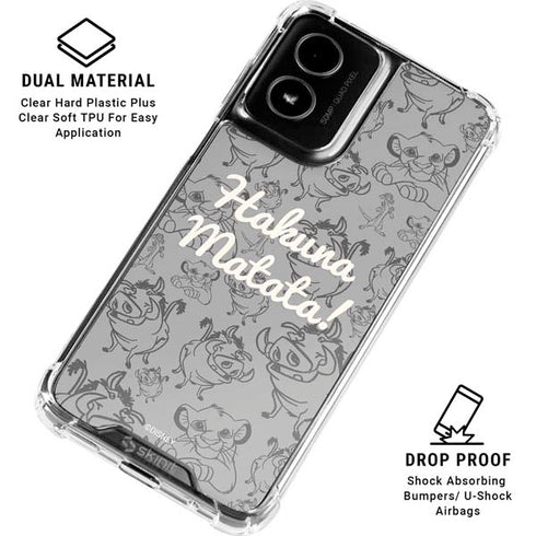 Disney The Lion King Hakuna Matata Moto G Power 5G (2024) Clear Case