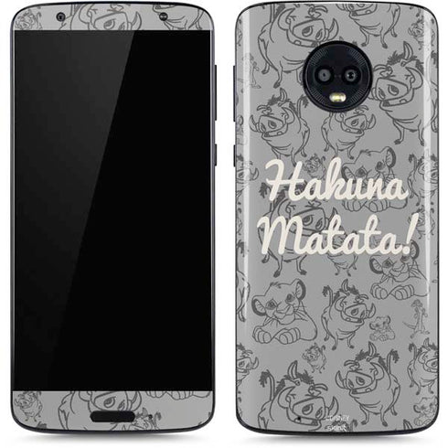 Disney The Lion King Hakuna Matata Moto G6 Skin