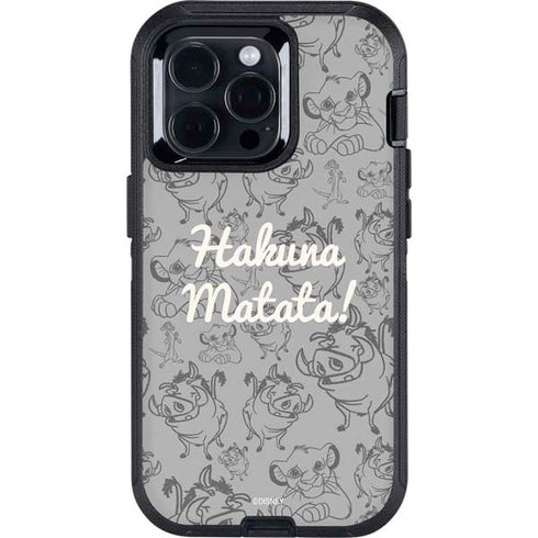 Disney The Lion King Hakuna Matata Otterbox Defender iPhone Skin