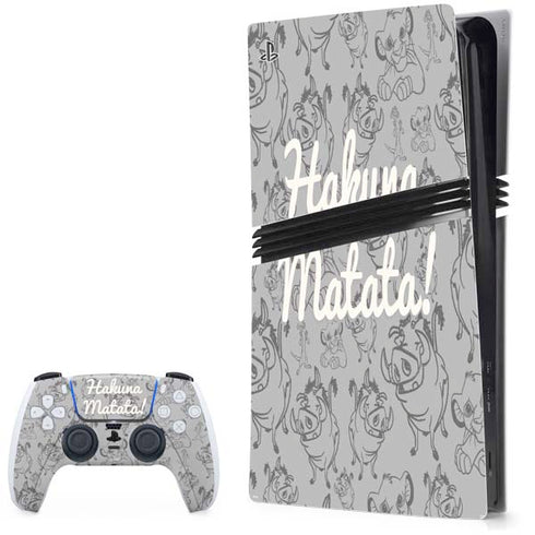 Disney The Lion King Hakuna Matata PlayStation PS5 Skins