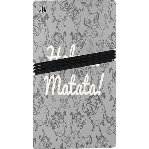 Disney The Lion King Hakuna Matata PS5 Pro Console Skin