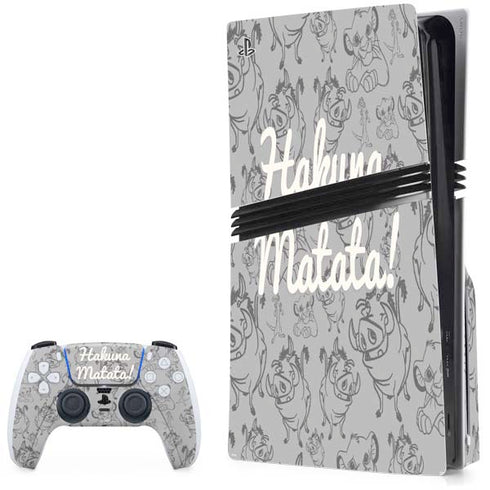 Disney The Lion King Hakuna Matata PlayStation PS5 Skins
