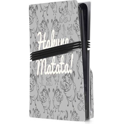 Disney The Lion King Hakuna Matata PS5 Pro Disk Console Skin
