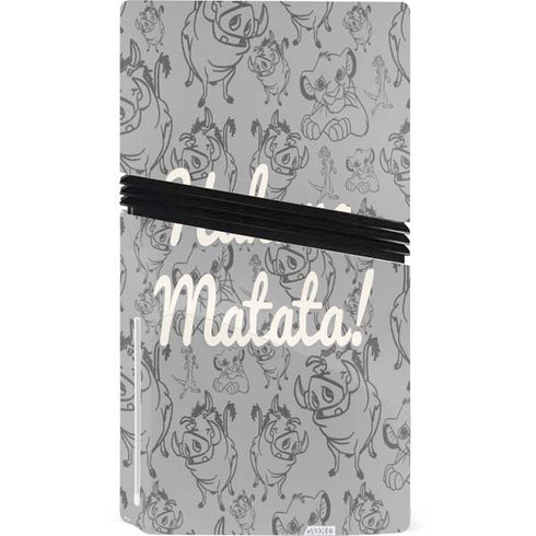 Disney The Lion King Hakuna Matata PS5 Pro Disk Console Skin