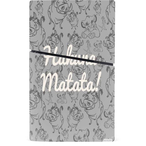 Disney The Lion King Hakuna Matata PS5 Slim Digital Edition Console Skin