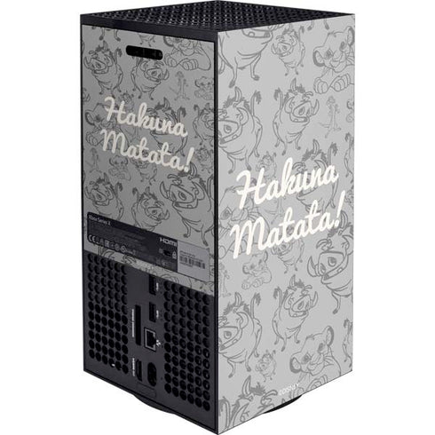 Disney The Lion King Hakuna Matata XBox Series X Digital Edition Console Skin