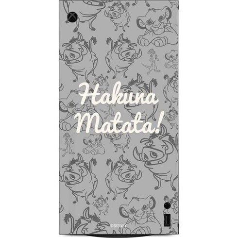 Disney The Lion King Hakuna Matata XBox Series X Digital Edition Console Skin