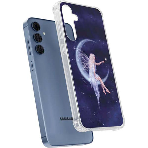 Half Moon Fairy by Rachel Anderson Galaxy A55 5G Clear Case