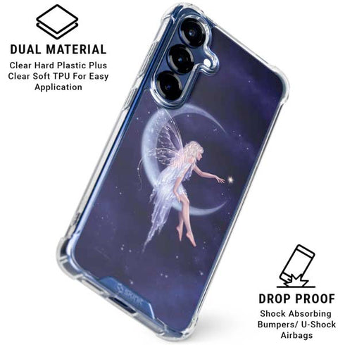 Half Moon Fairy by Rachel Anderson Galaxy S25 Clear Case